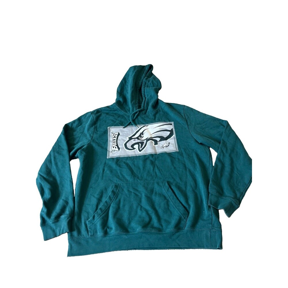 NFL Team Apparel Men's Philadelphia Eagles Hoodie Size L